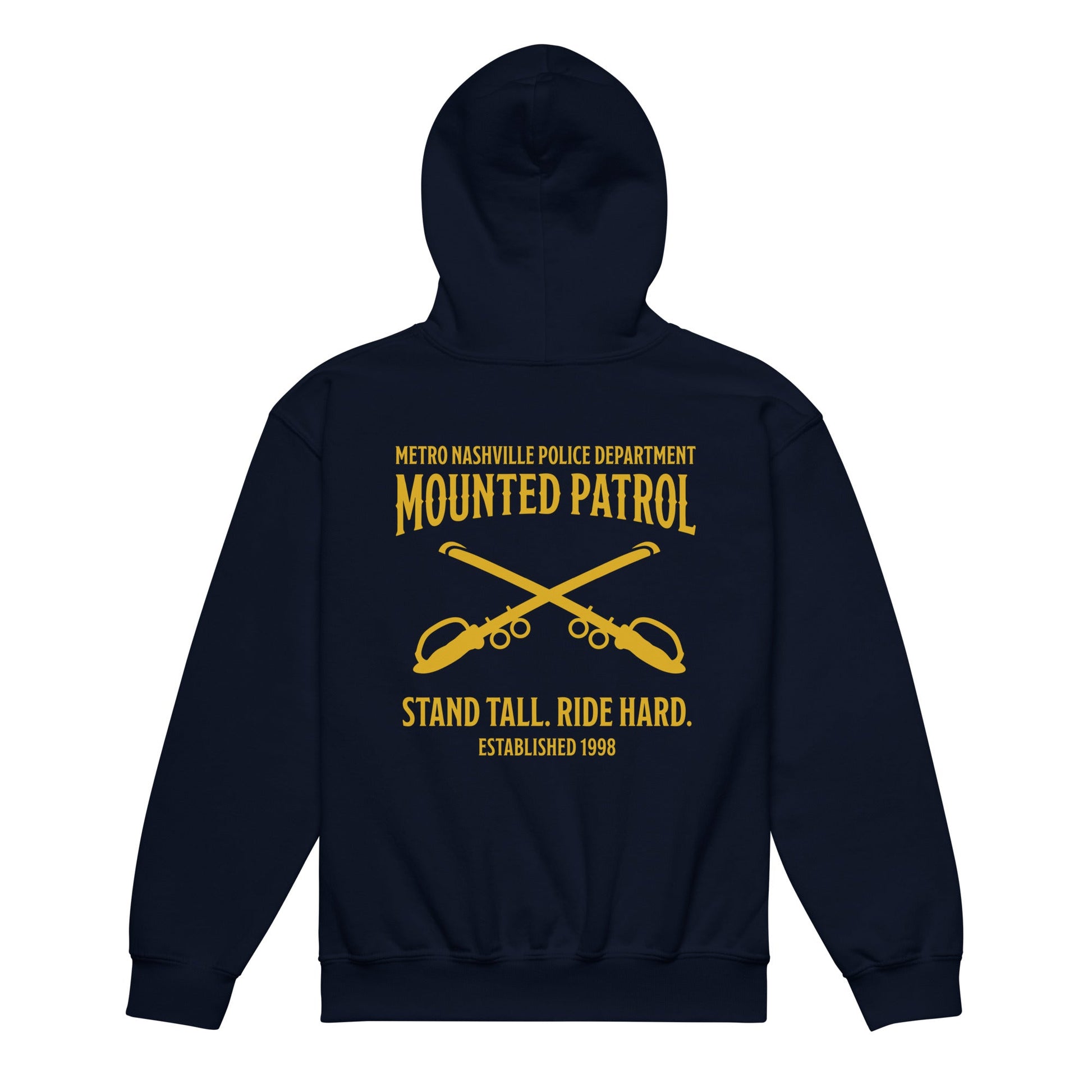 Classic | Youth Hoodie | Metro Nashville Police Department Horse Mounted Patrol | Stand Tall Logo