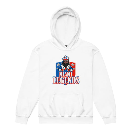 Classic | Youth Hoodie | Miami Legends Football | King Shield Logo