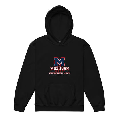 Classic | Youth Hoodie | Michigan Select Baseball | Crest Logo