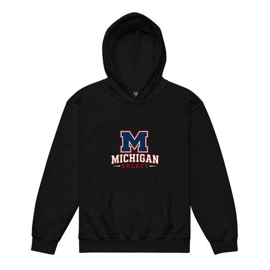 Classic | Youth Hoodie | Michigan Select Baseball | Emblem Logo