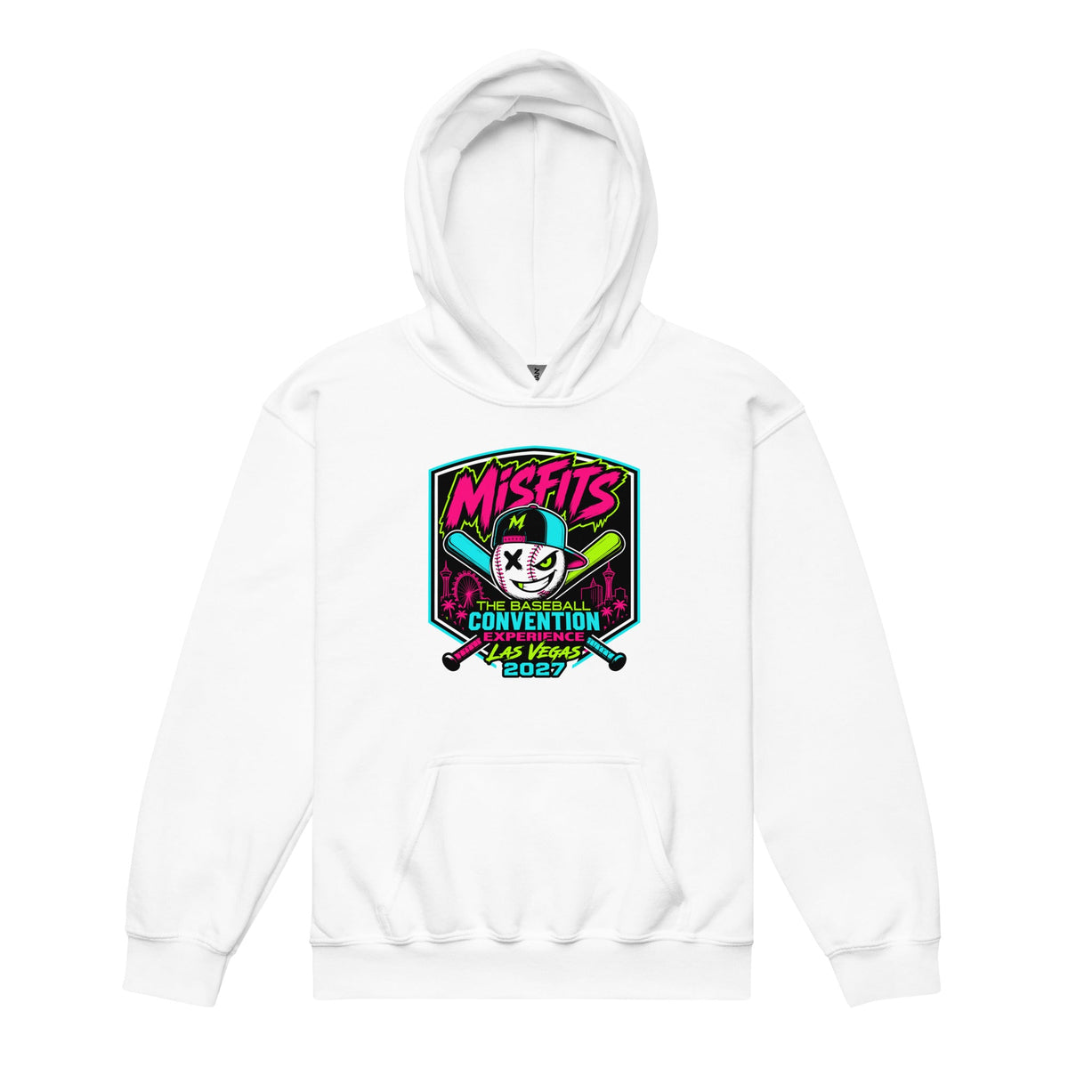 Classic | Youth Hoodie | Misfits Baseball | Shield Logo