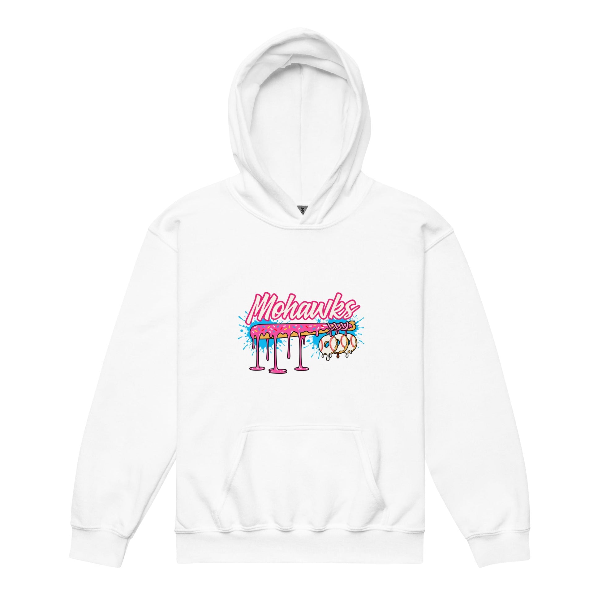Classic | Youth Hoodie | Mohawks | Pink Batters Logo