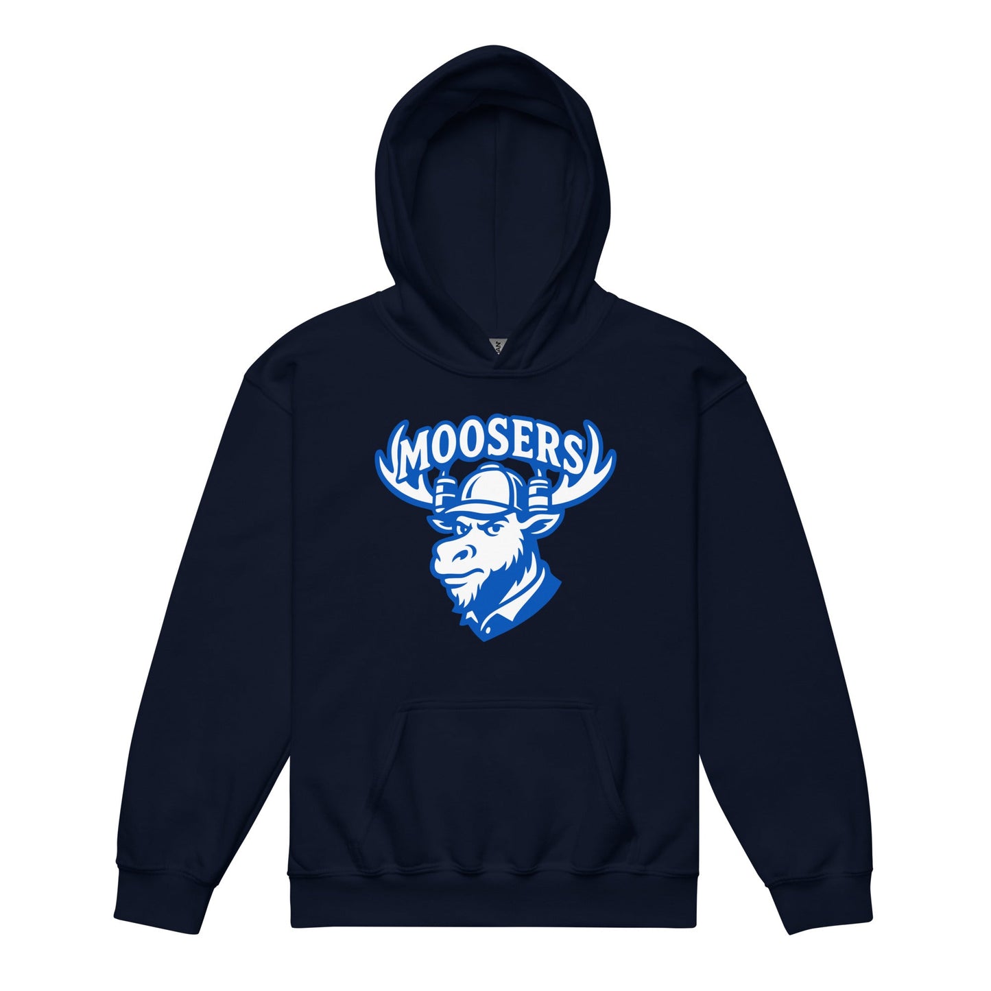 Classic | Youth Hoodie | Moosers | Mascot Logo