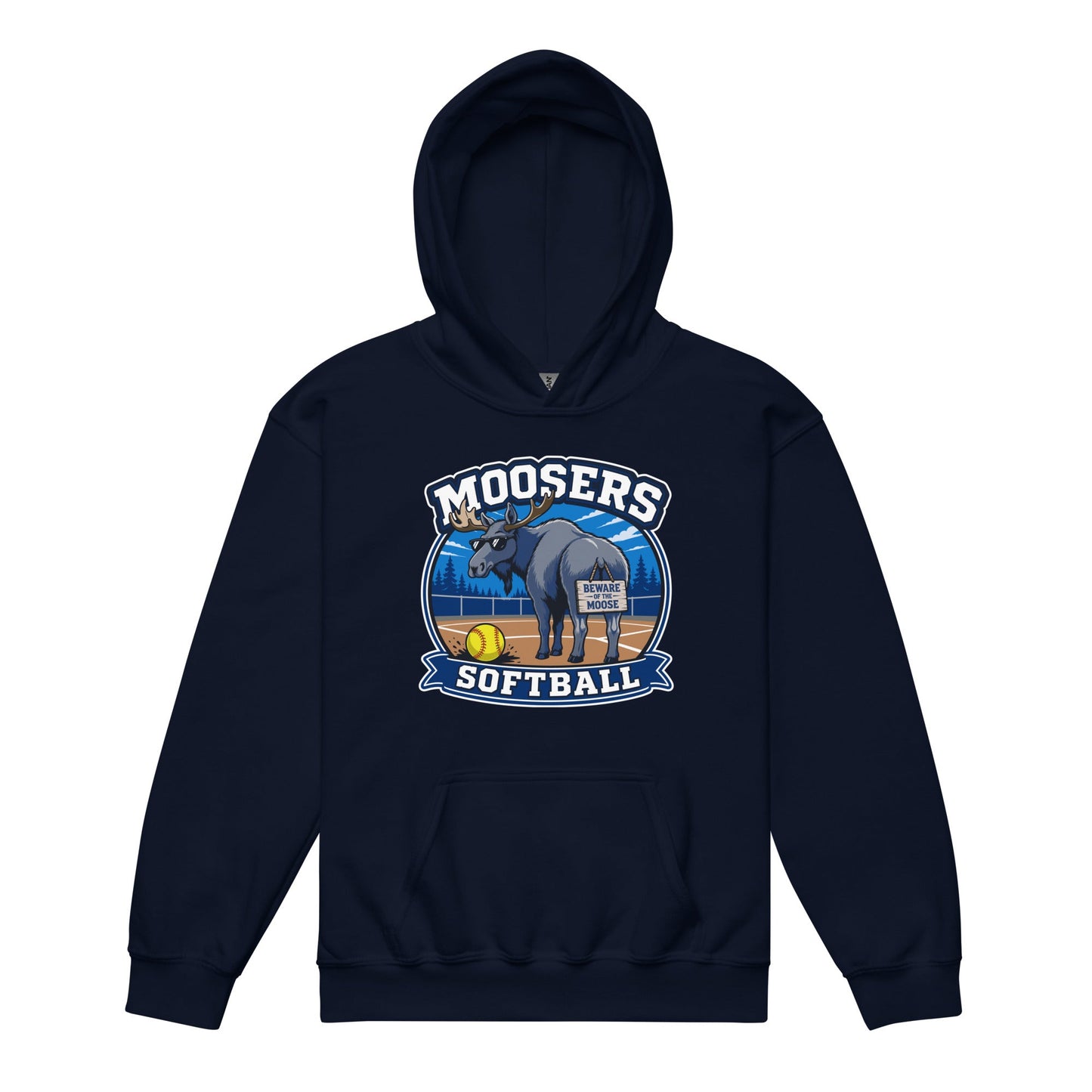 Classic | Youth Hoodie | Moosers | Moose Diamond Mark Logo
