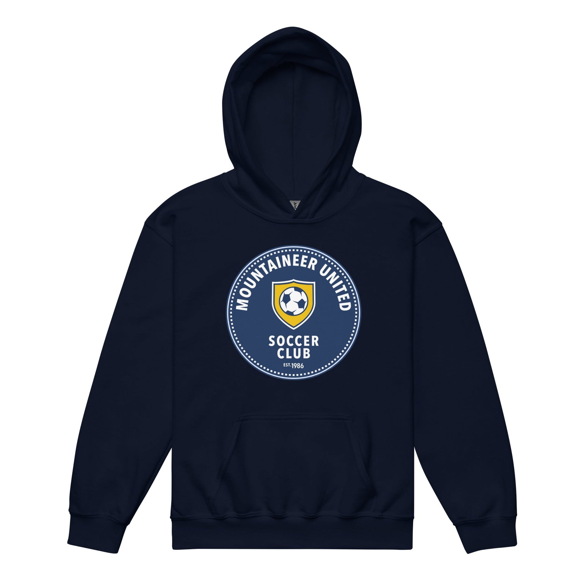 Classic | Youth Hoodie | Mountaineer United Soccer Club | Badge Logo