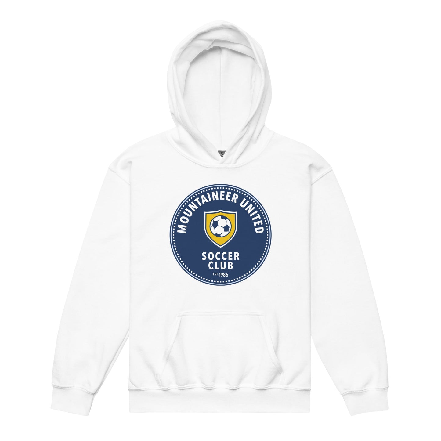 Classic | Youth Hoodie | Mountaineer United Soccer Club | Badge Logo