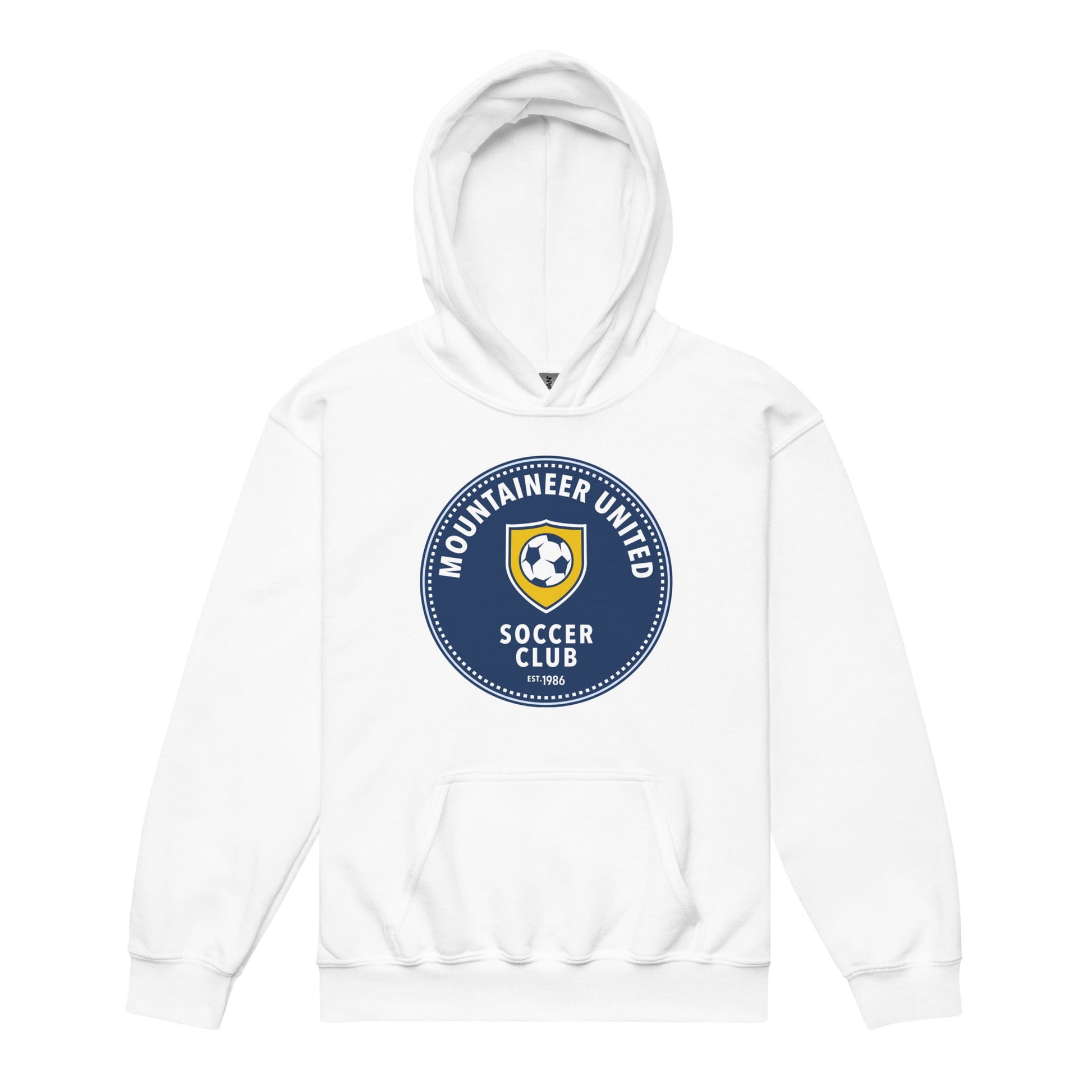 Classic | Youth Hoodie | Mountaineer United Soccer Club | Badge Logo