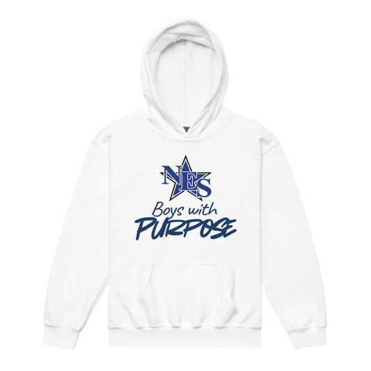 Classic | Youth Hoodie | NES - Boys with Purpose | Boys with Purpose Logo
