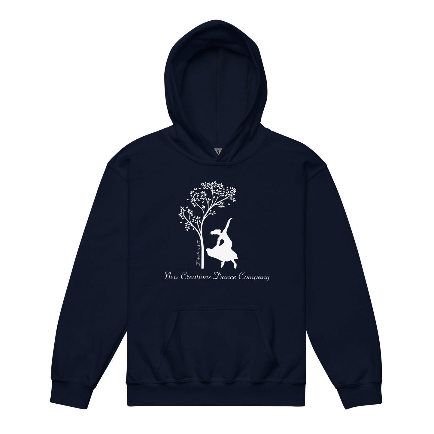 Classic | Youth Hoodie | New Creations Dance Company | Alt Logo