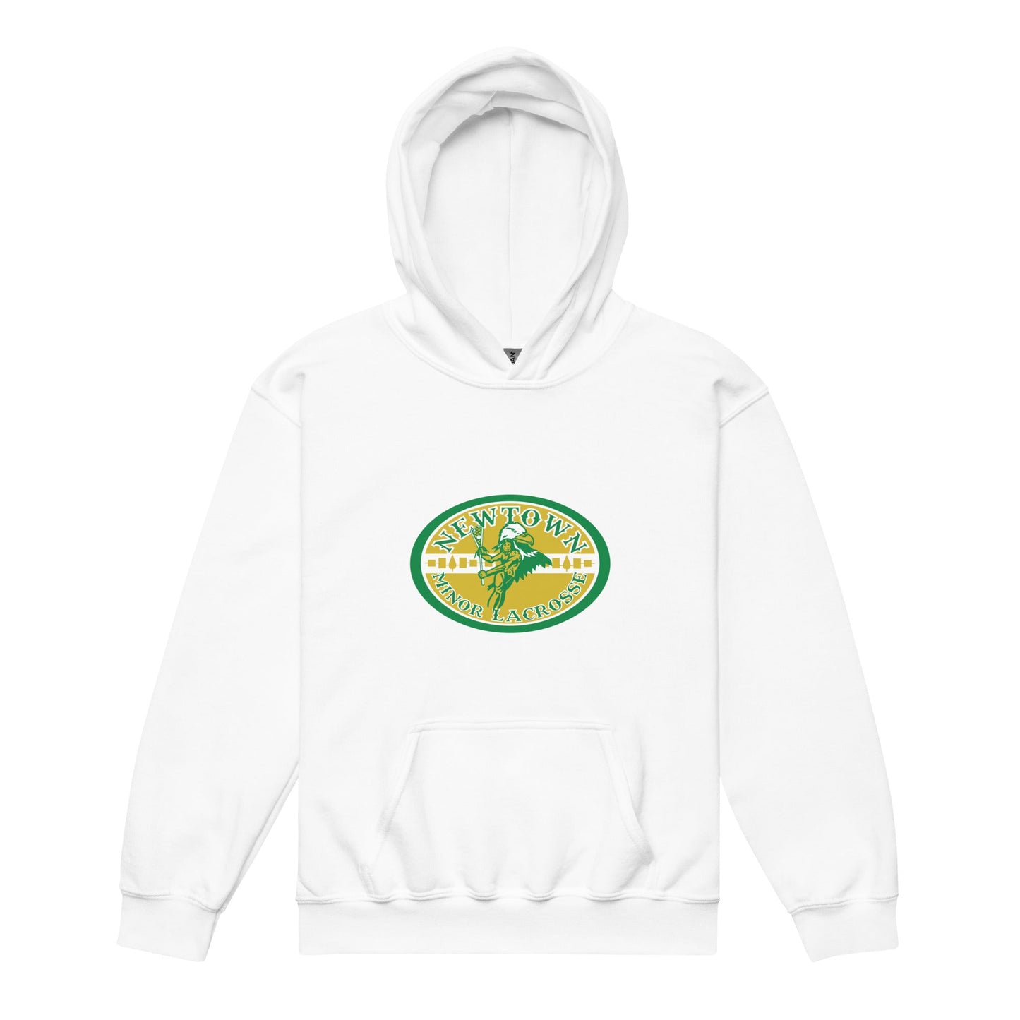 Classic | Youth Hoodie | Newtown Minor Lacrosse | Emblem Logo