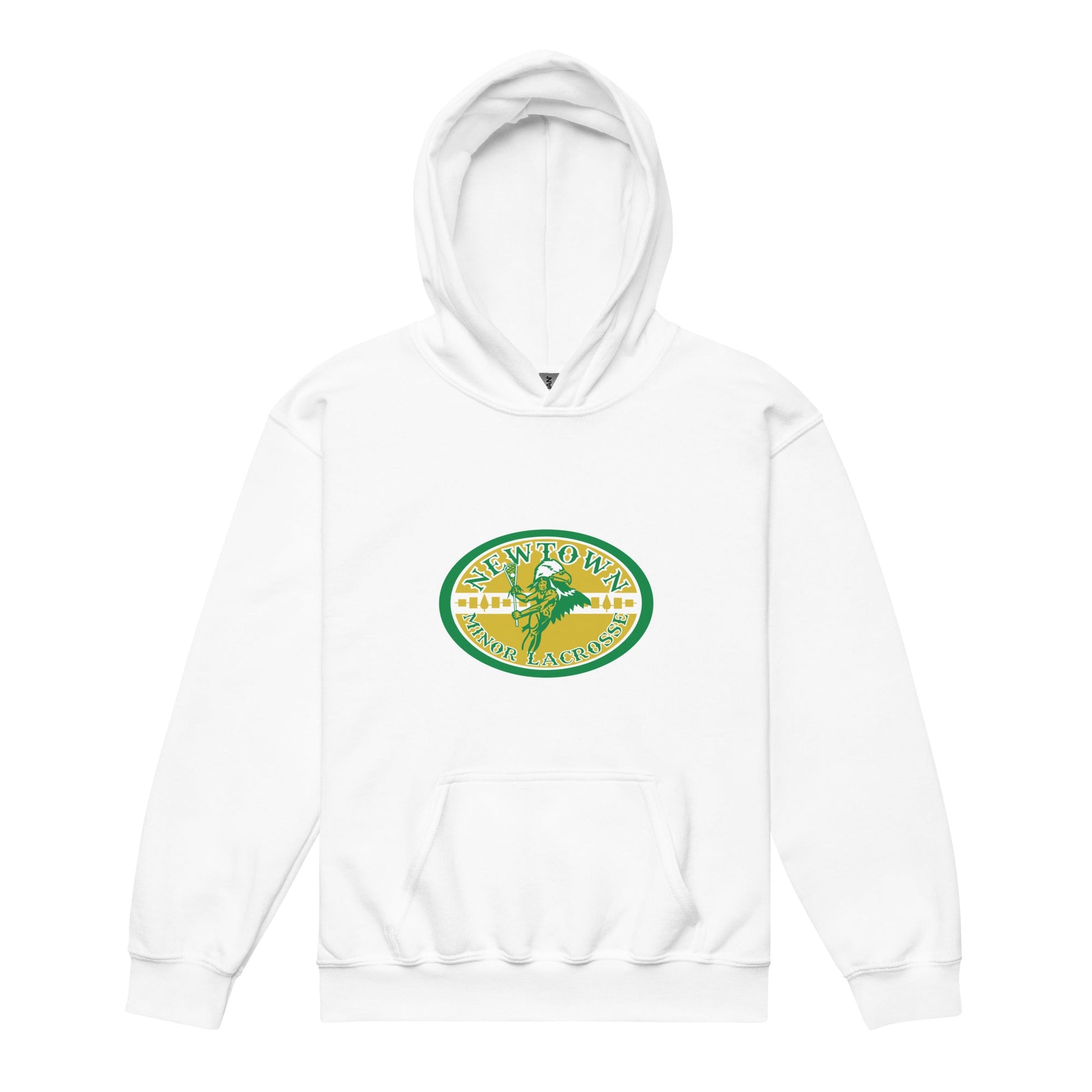 Classic | Youth Hoodie | Newtown Minor Lacrosse | Emblem Logo