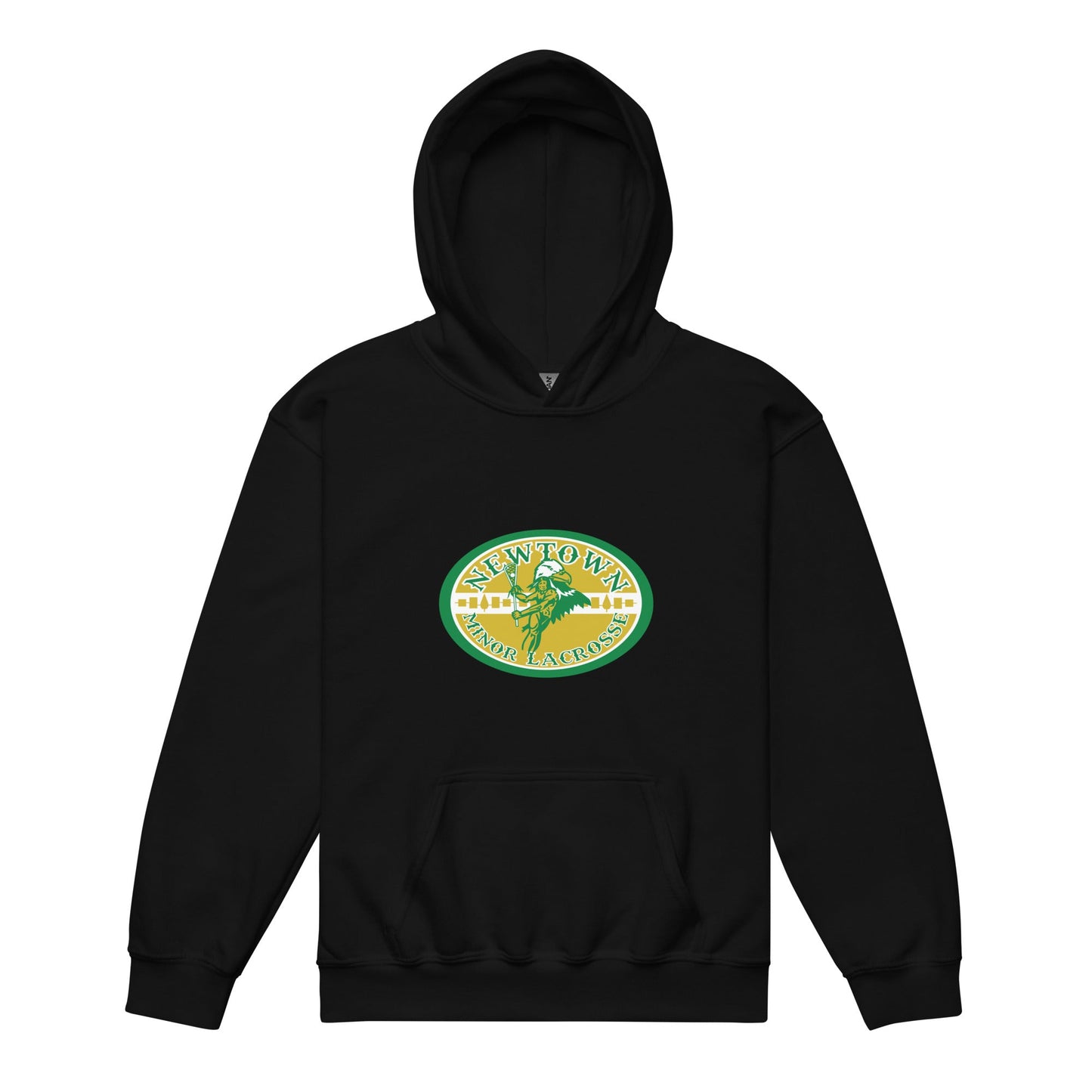 Classic | Youth Hoodie | Newtown Minor Lacrosse | Emblem Logo