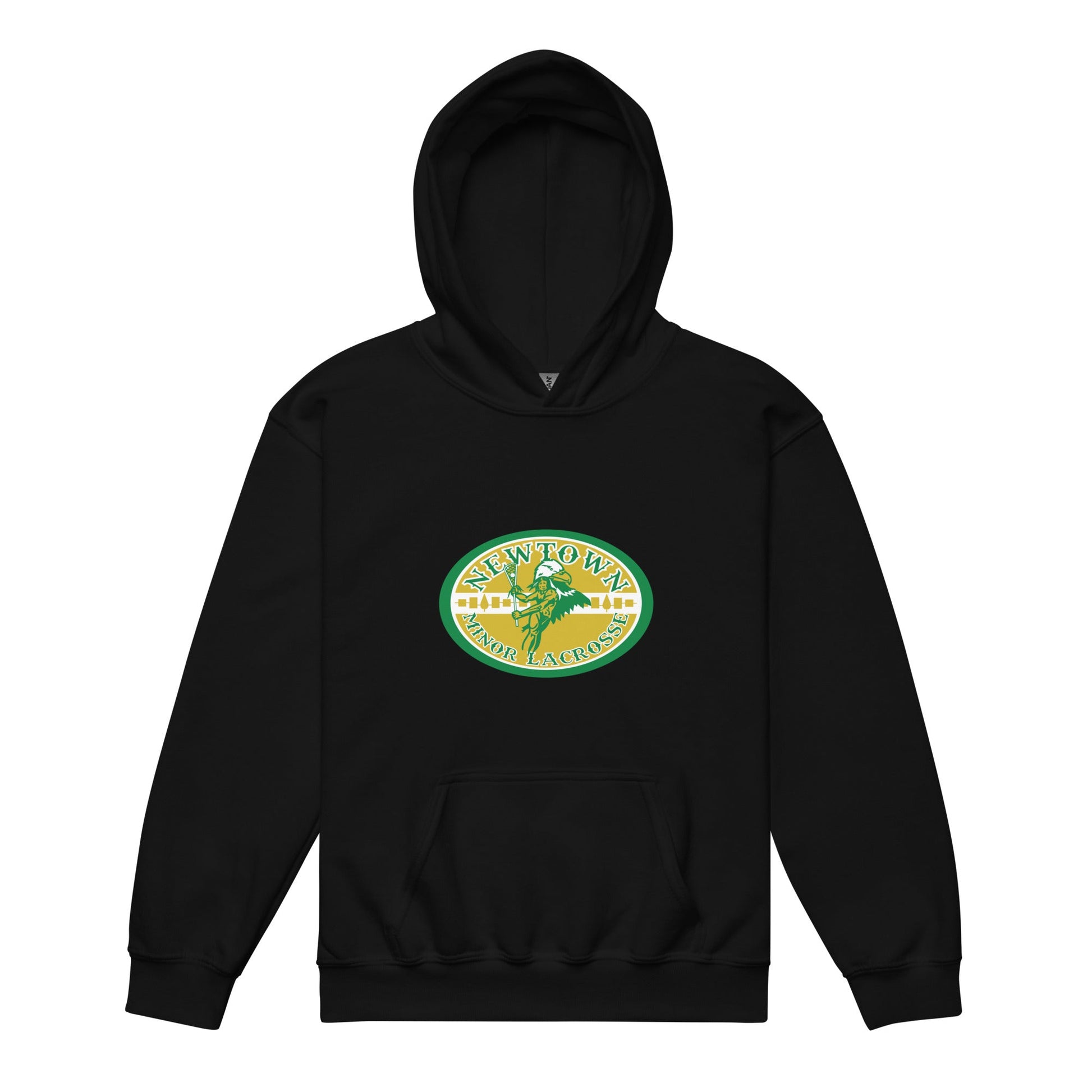 Classic | Youth Hoodie | Newtown Minor Lacrosse | Emblem Logo