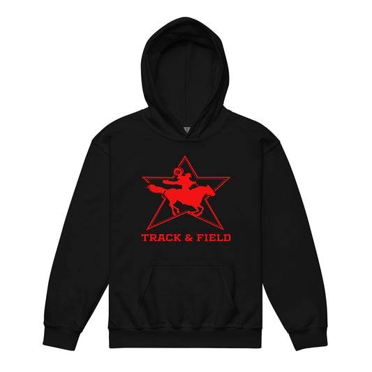 Classic | Youth Hoodie | North Lake Track and Field | Cowboy T&F Logo