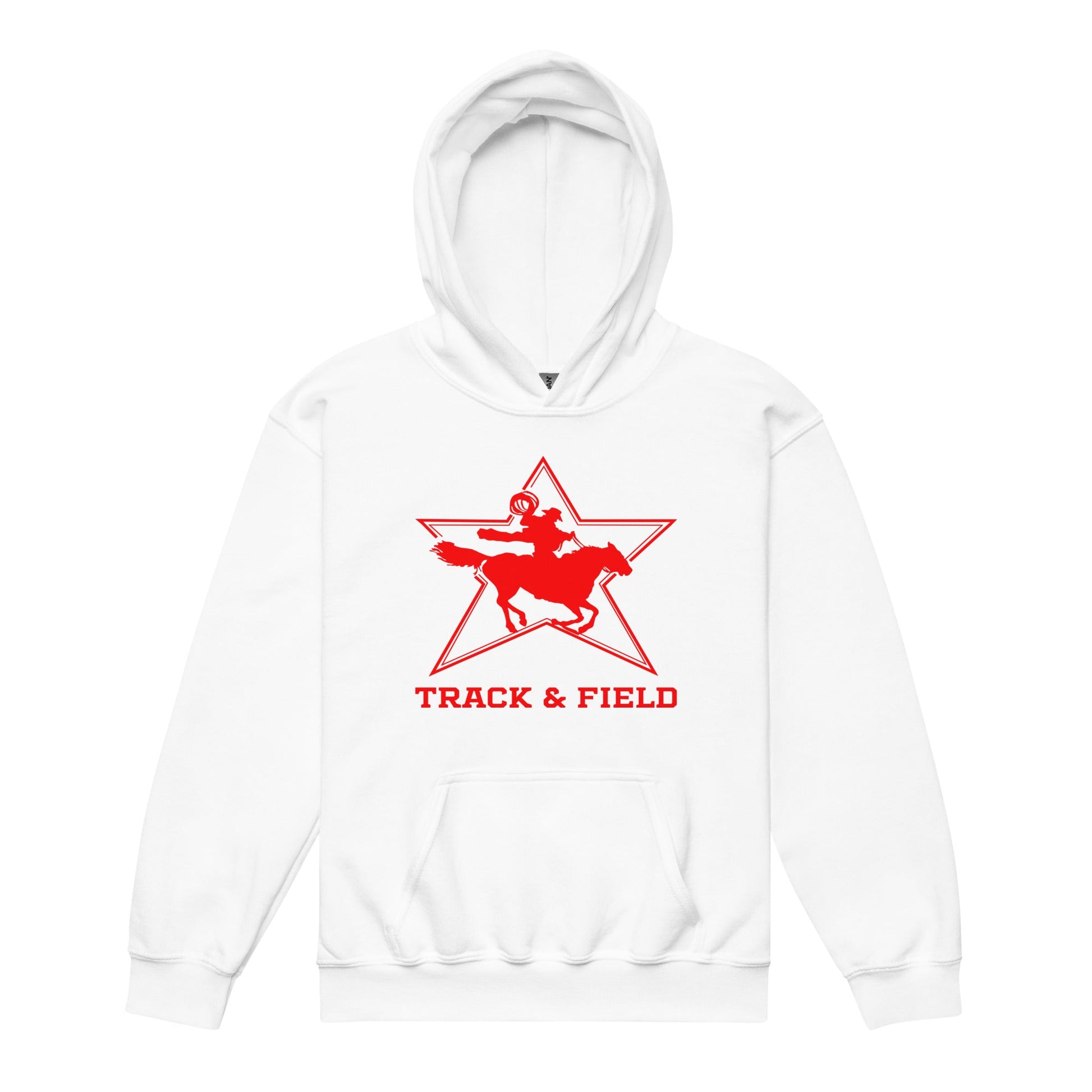Classic | Youth Hoodie | North Lake Track and Field | Cowboy T&F Logo