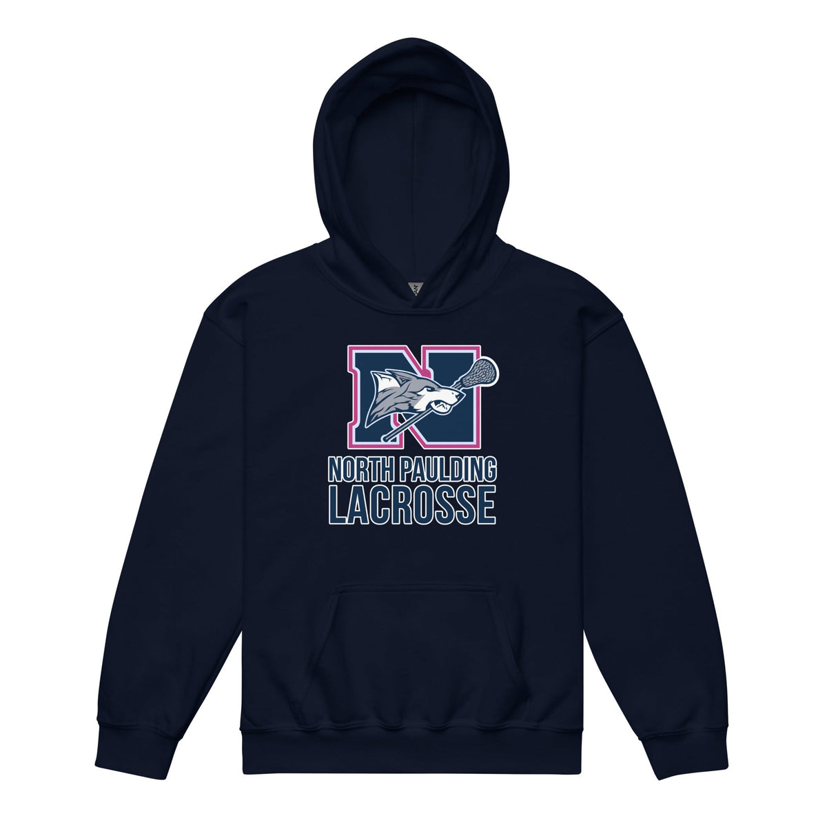 Classic | Youth Hoodie | North Paulding Lacrosse | Vanguard Logo