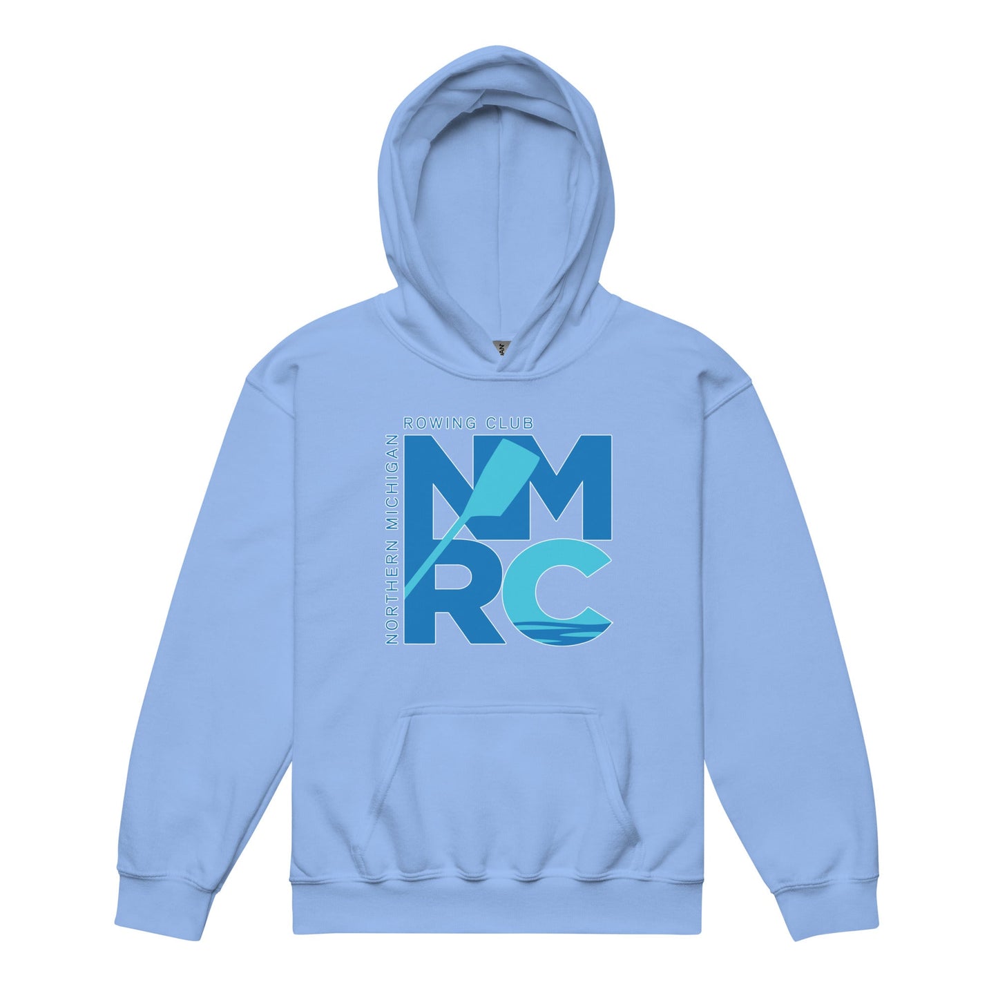 Classic | Youth Hoodie | Northern Michigan Rowing | Modern Script Logo