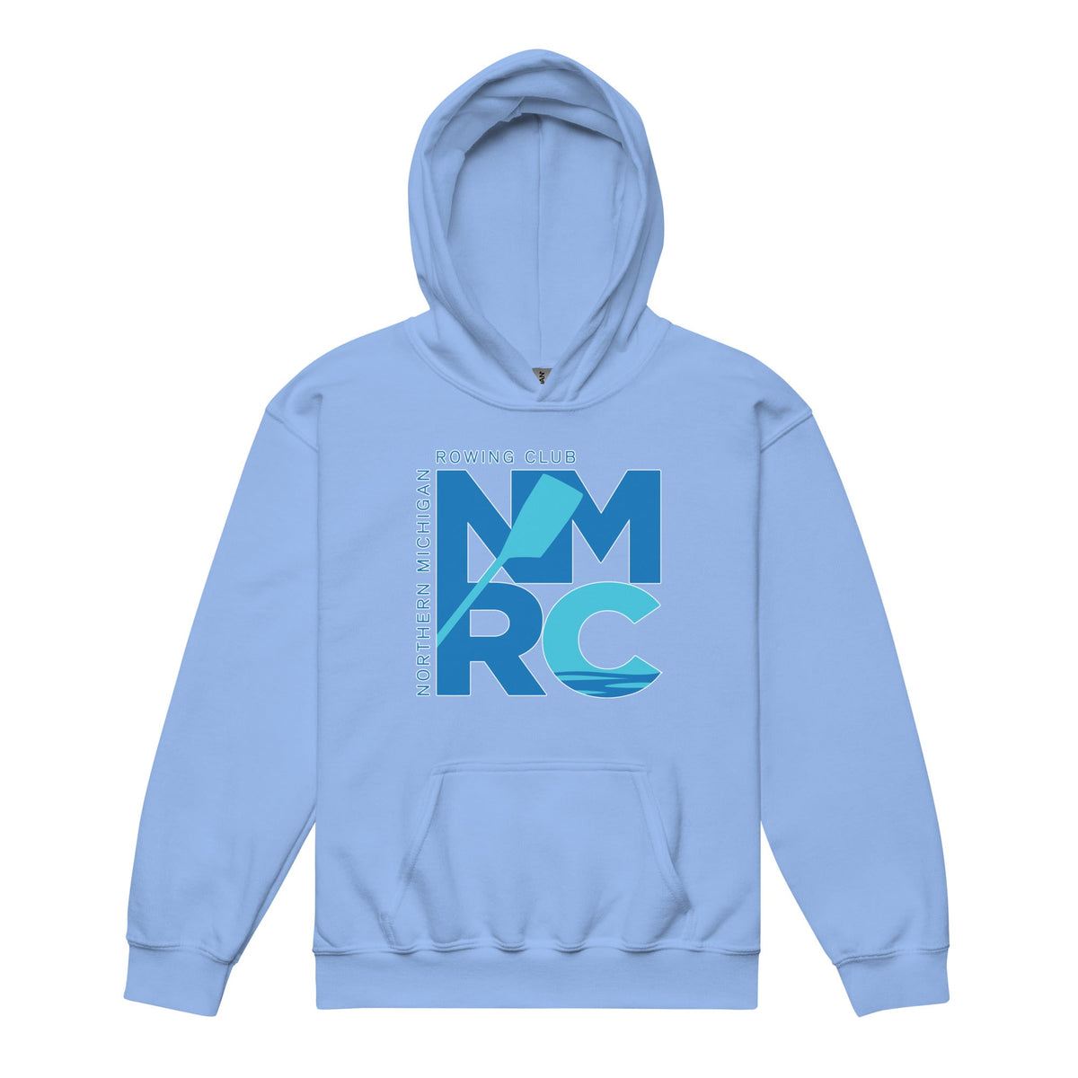 Classic | Youth Hoodie | Northern Michigan Rowing | Modern Script Logo