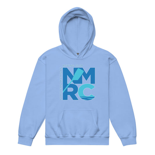 Classic | Youth Hoodie | Northern Michigan Rowing | Modern Script Logo