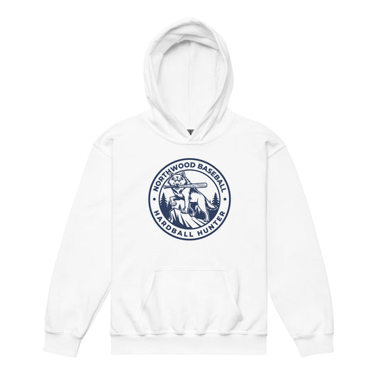 Classic | Youth Hoodie | Northwood High School Baseball | Badge Logo