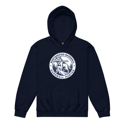 Classic | Youth Hoodie | Northwood High School Baseball | Badge Logo