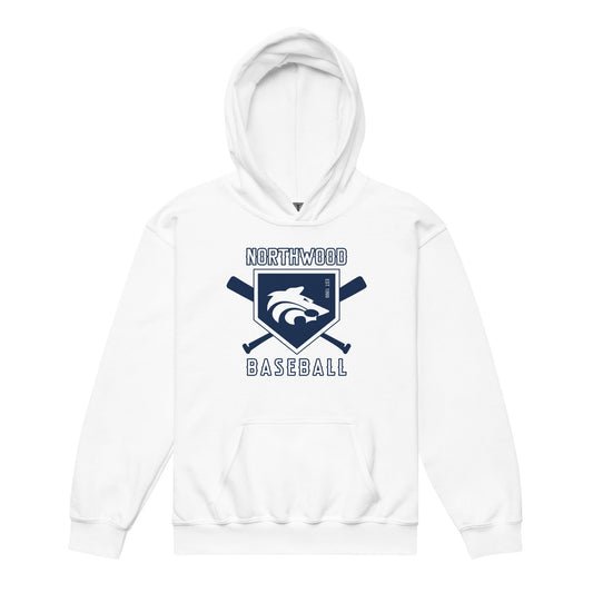 Classic | Youth Hoodie | Northwood High School Baseball | Emblem Logo