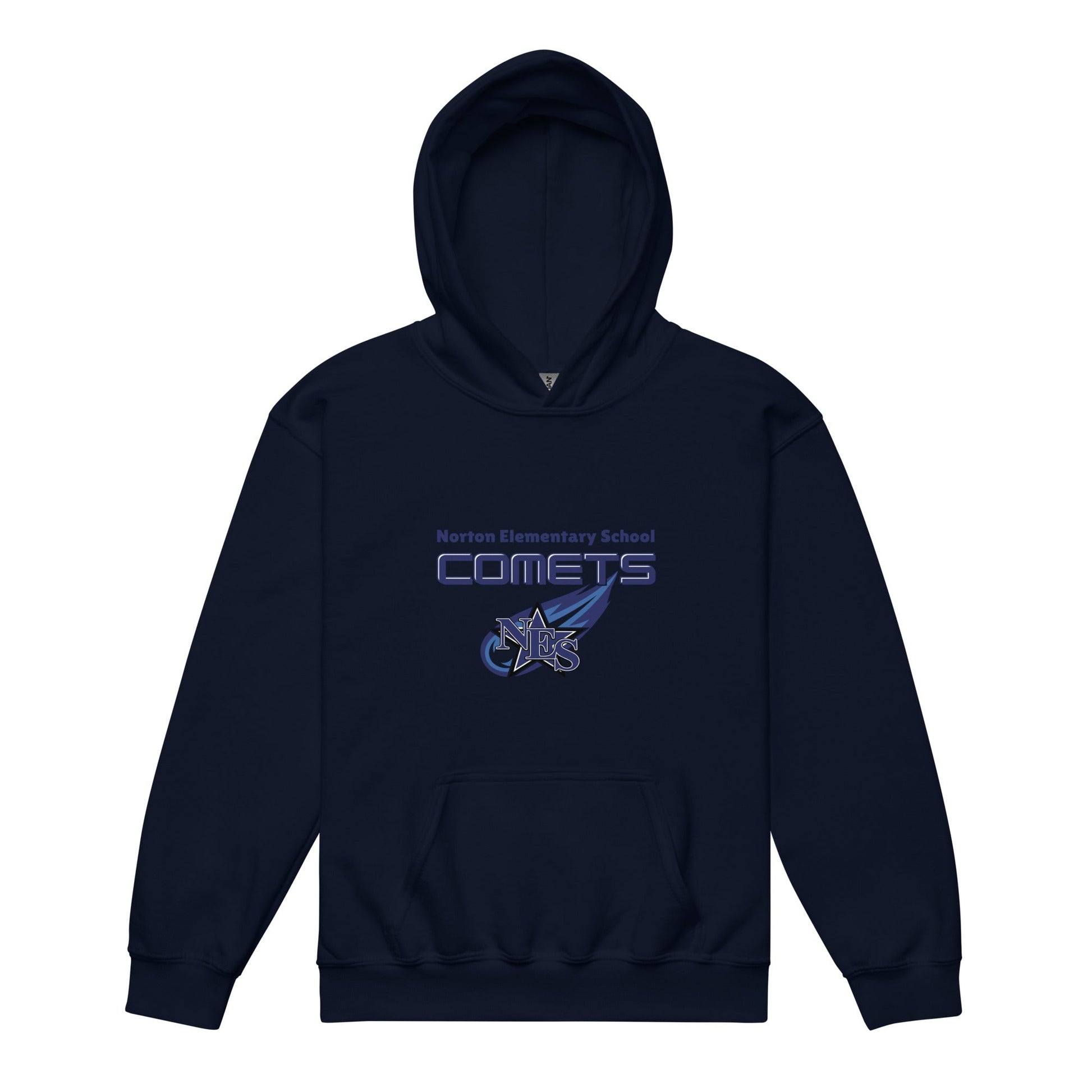 Classic | Youth Hoodie | Norton Elementary School | Space Script Logo
