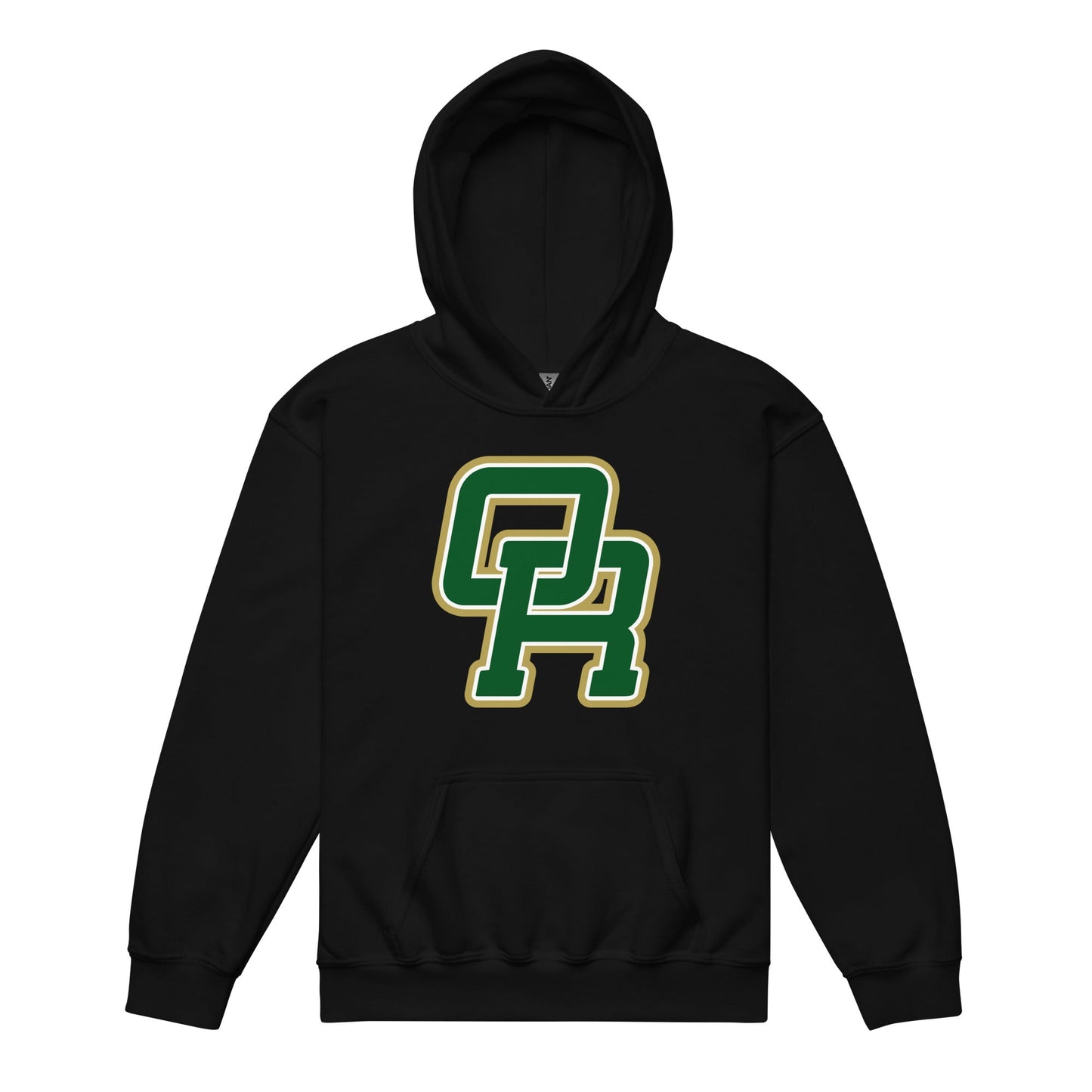 Classic | Youth Hoodie | Oakridge Flag Football | Varsity Interlock Logo