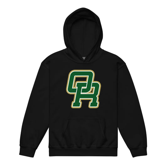 Classic | Youth Hoodie | Oakridge Flag Football | Varsity Interlock Logo