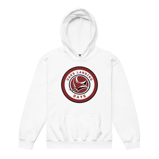 Classic | Youth Hoodie | OAKS LANDING RAYS | Badge Logo