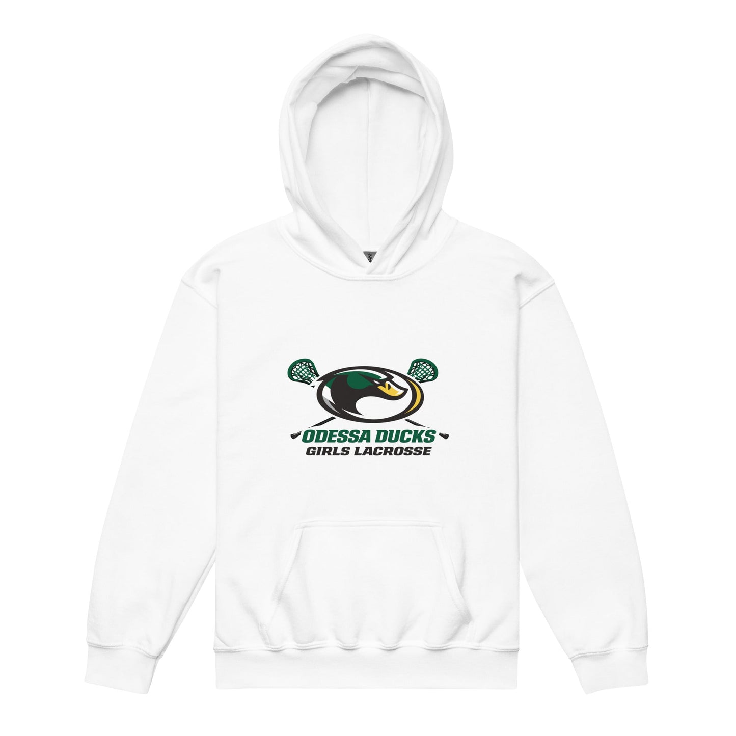 Classic | Youth Hoodie | Odessa Girls Lacrosse | Duck Sticks Logo