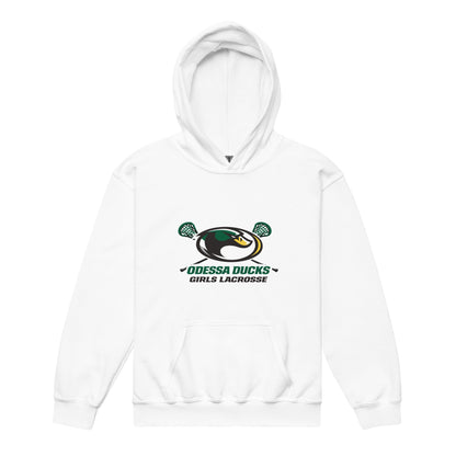 Classic | Youth Hoodie | Odessa Girls Lacrosse | Duck Sticks Logo