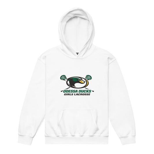 Classic | Youth Hoodie | Odessa Girls Lacrosse | Duck Sticks Logo