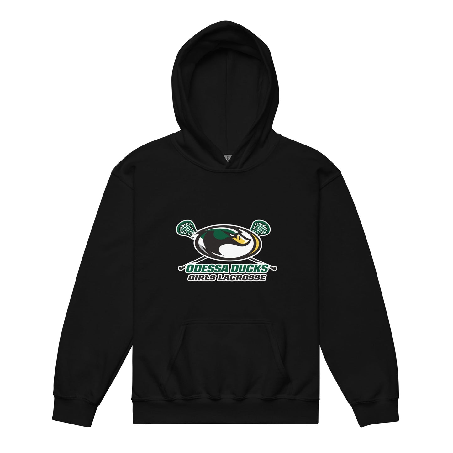 Classic | Youth Hoodie | Odessa Girls Lacrosse | Duck Sticks Logo