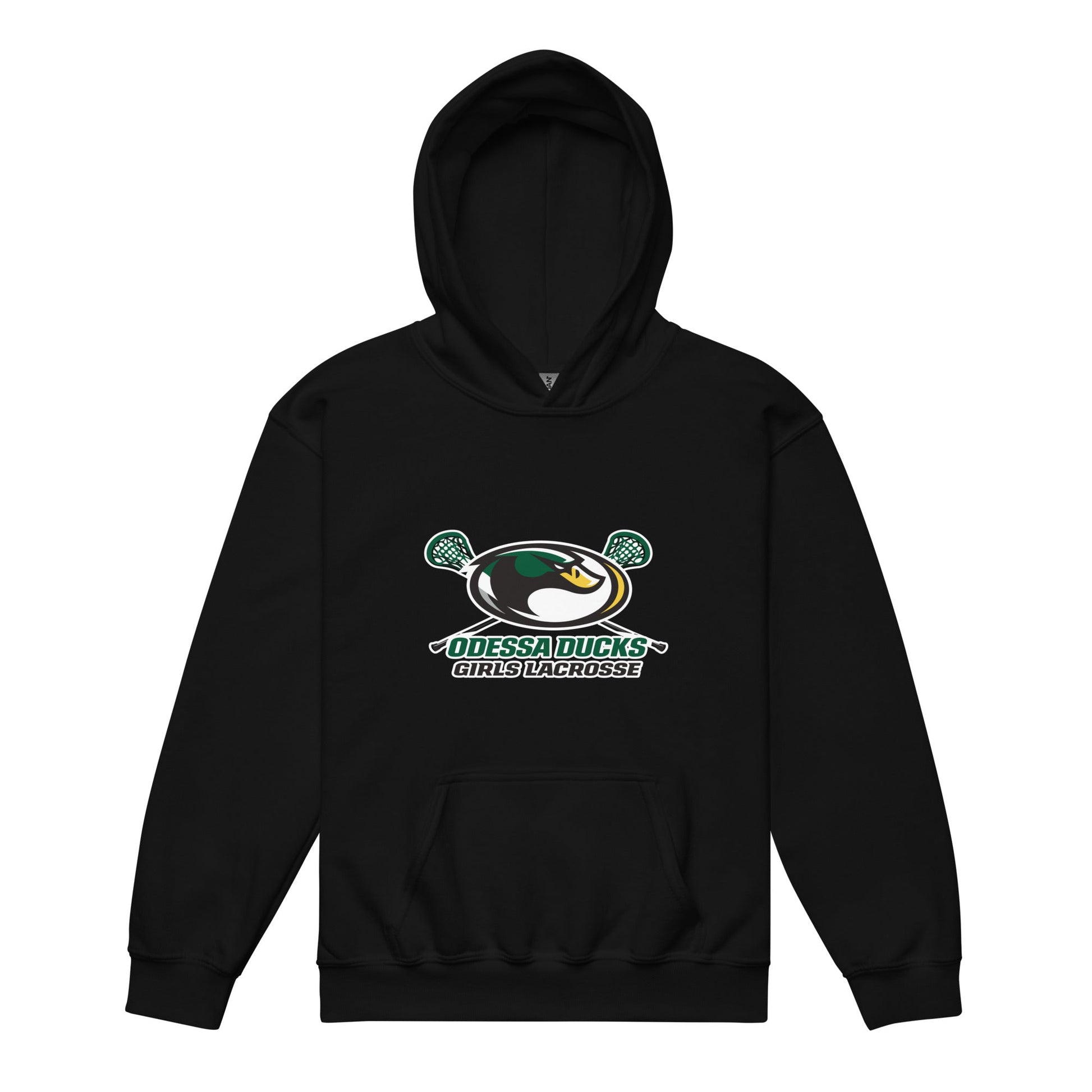Classic | Youth Hoodie | Odessa Girls Lacrosse | Duck Sticks Logo