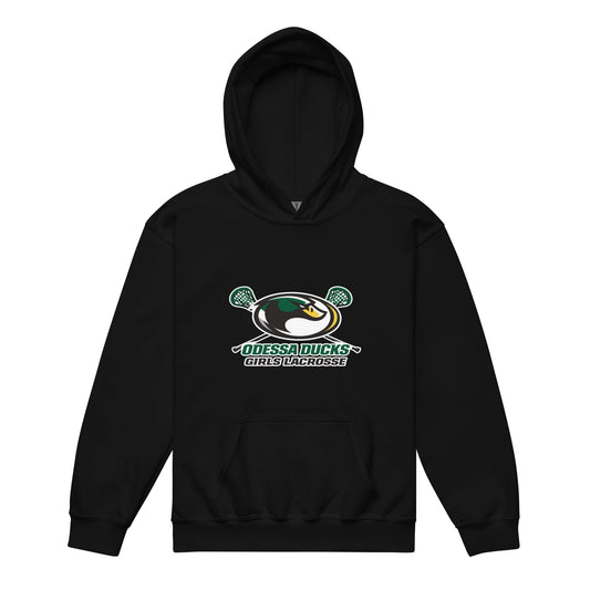 Classic | Youth Hoodie | Odessa Girls Lacrosse | Duck Sticks Logo