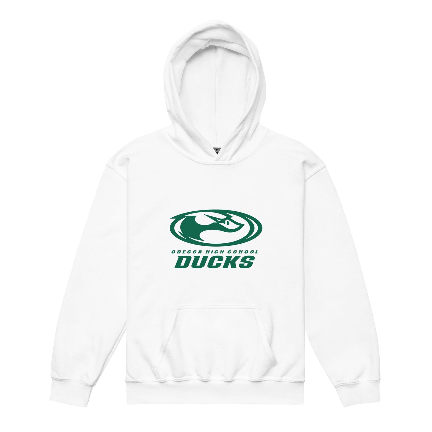 Classic | Youth Hoodie | Odessa Girls Lacrosse | Ducks Green Logo