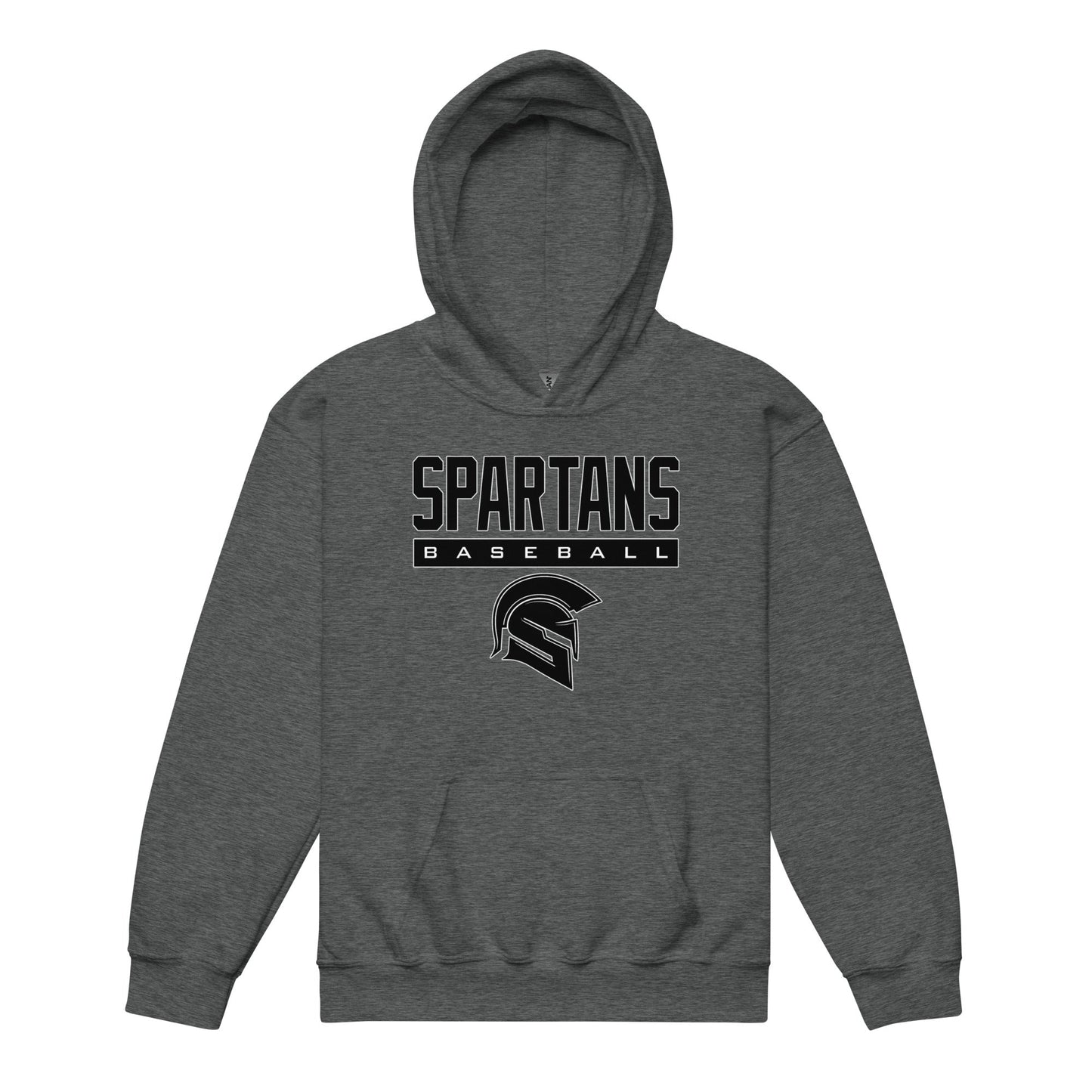 Classic | Youth Hoodie | Owings Mills Spartans Baseball | Crest Logo