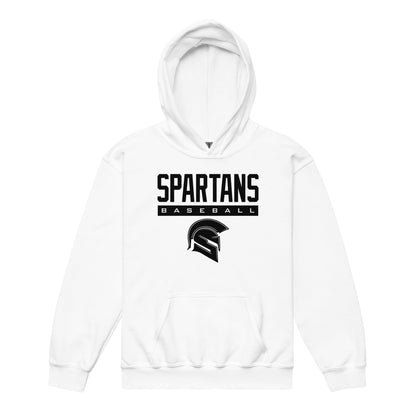 Classic | Youth Hoodie | Owings Mills Spartans Baseball | Crest Logo