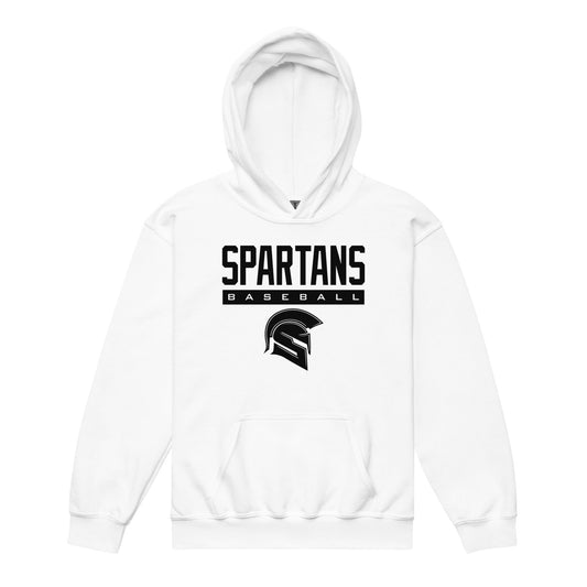 Classic | Youth Hoodie | Owings Mills Spartans Baseball | Crest Logo