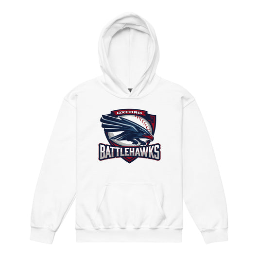 Classic | Youth Hoodie | Oxford Battlehawks 13U | Badge Logo