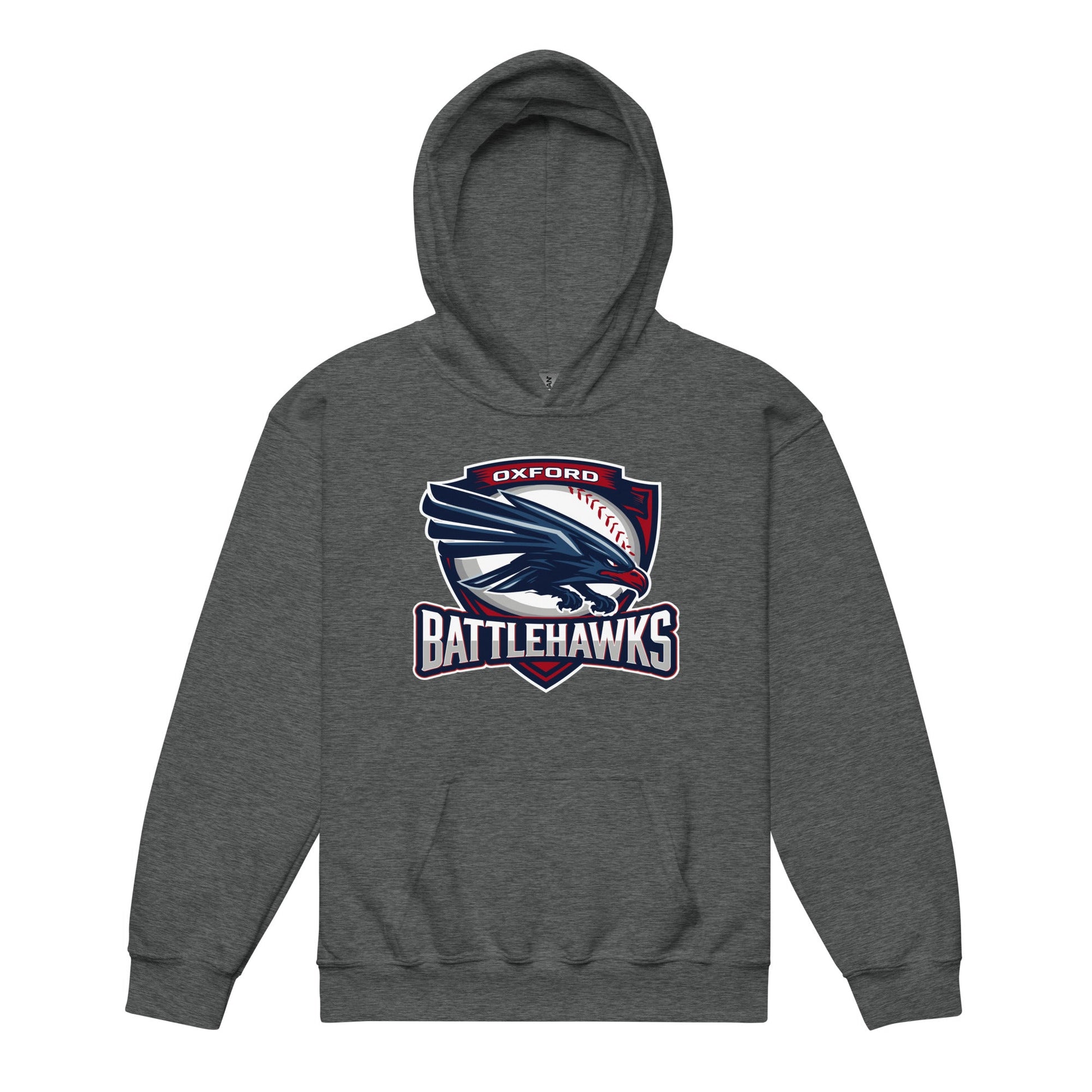Classic | Youth Hoodie | Oxford Battlehawks 13U | Badge Logo