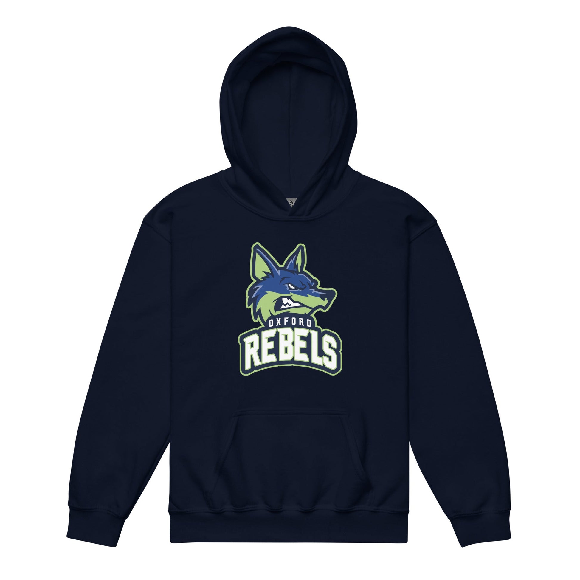 Classic | Youth Hoodie | Oxford Rebels 12U | Mascot Logo
