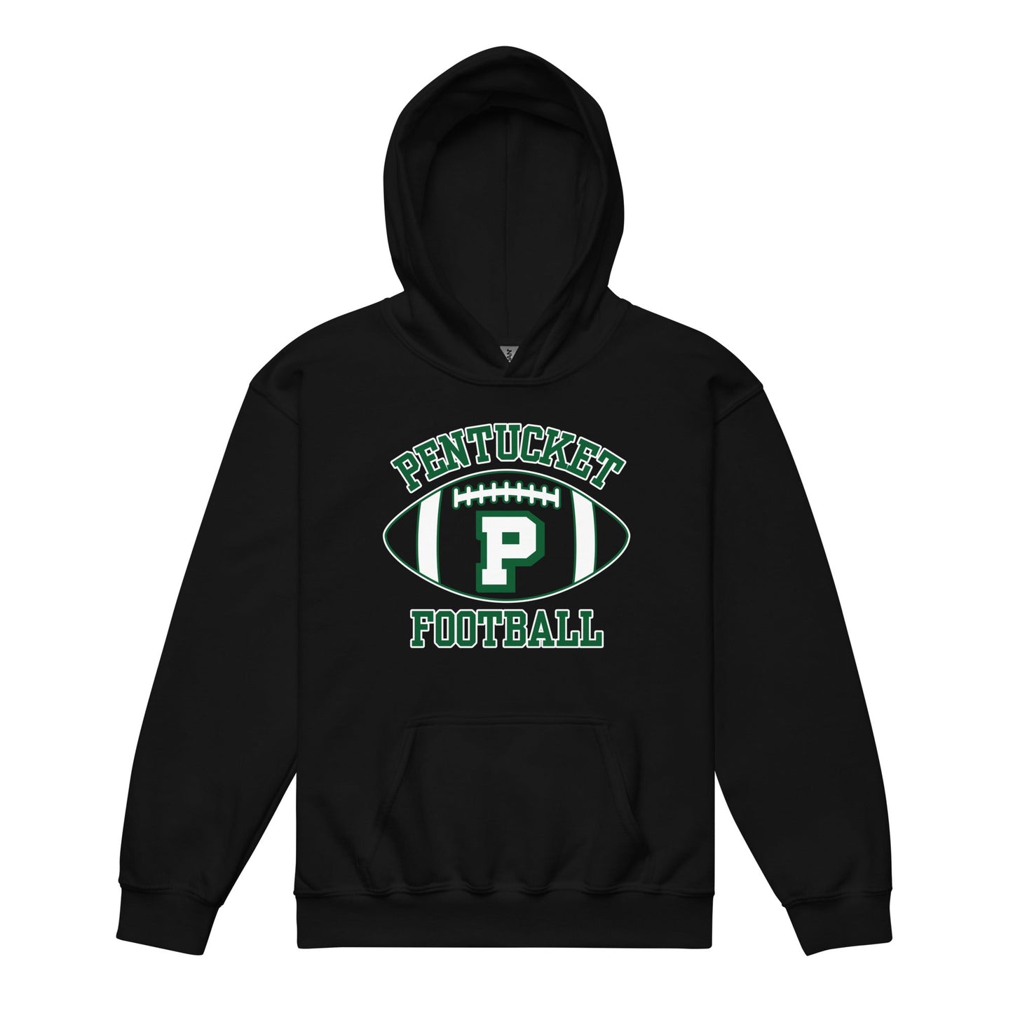 Classic | Youth Hoodie | Pentucket Youth Football and Cheer | Varsity Badge Logo