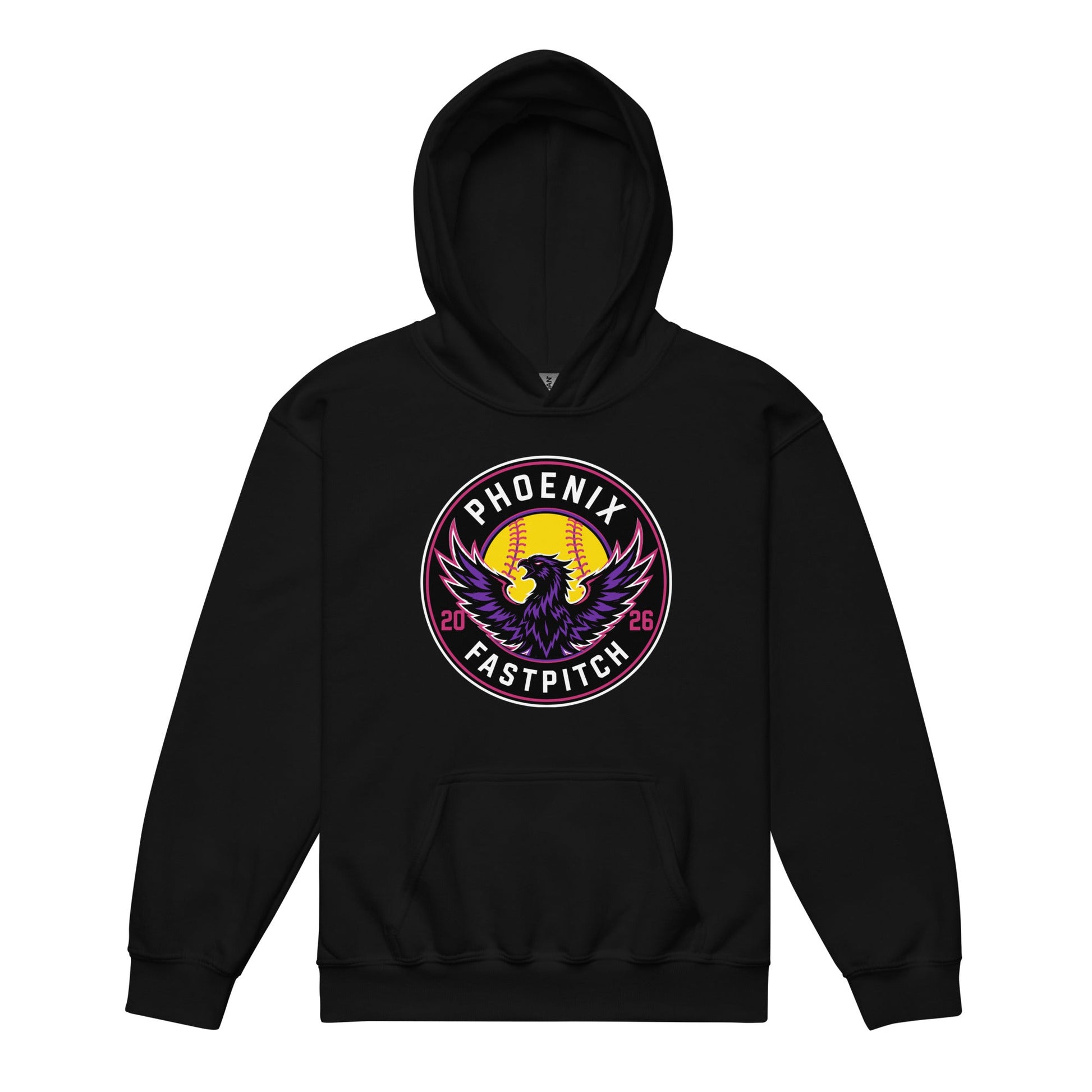 Classic | Youth Hoodie | Phoenix Fastpitch | Badge Logo