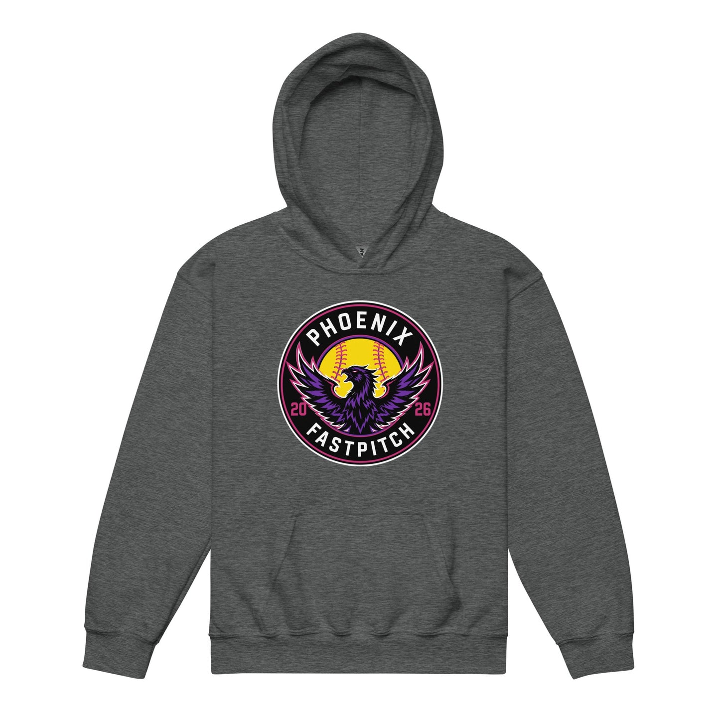 Classic | Youth Hoodie | Phoenix Fastpitch | Badge Logo