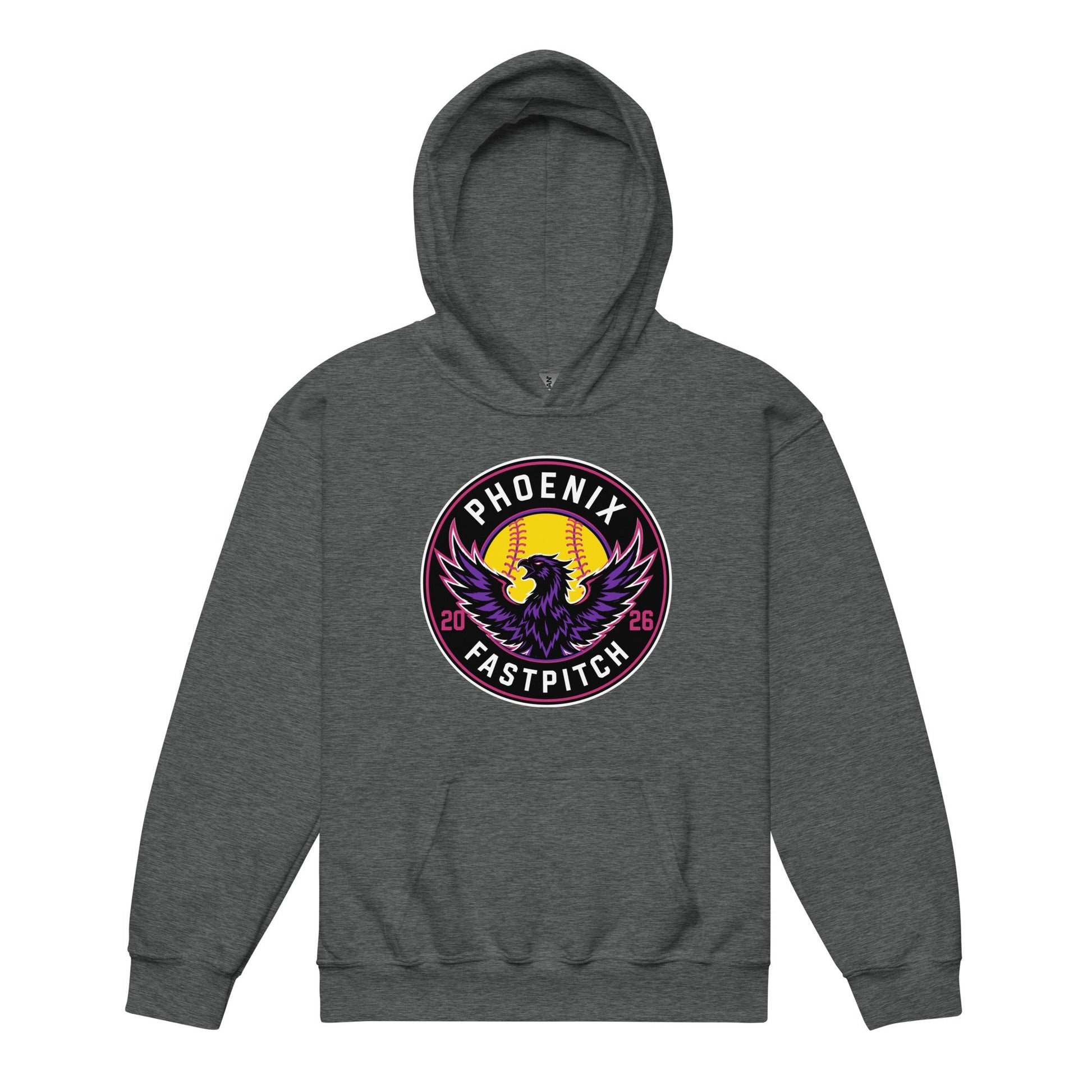 Classic | Youth Hoodie | Phoenix Fastpitch | Badge Logo