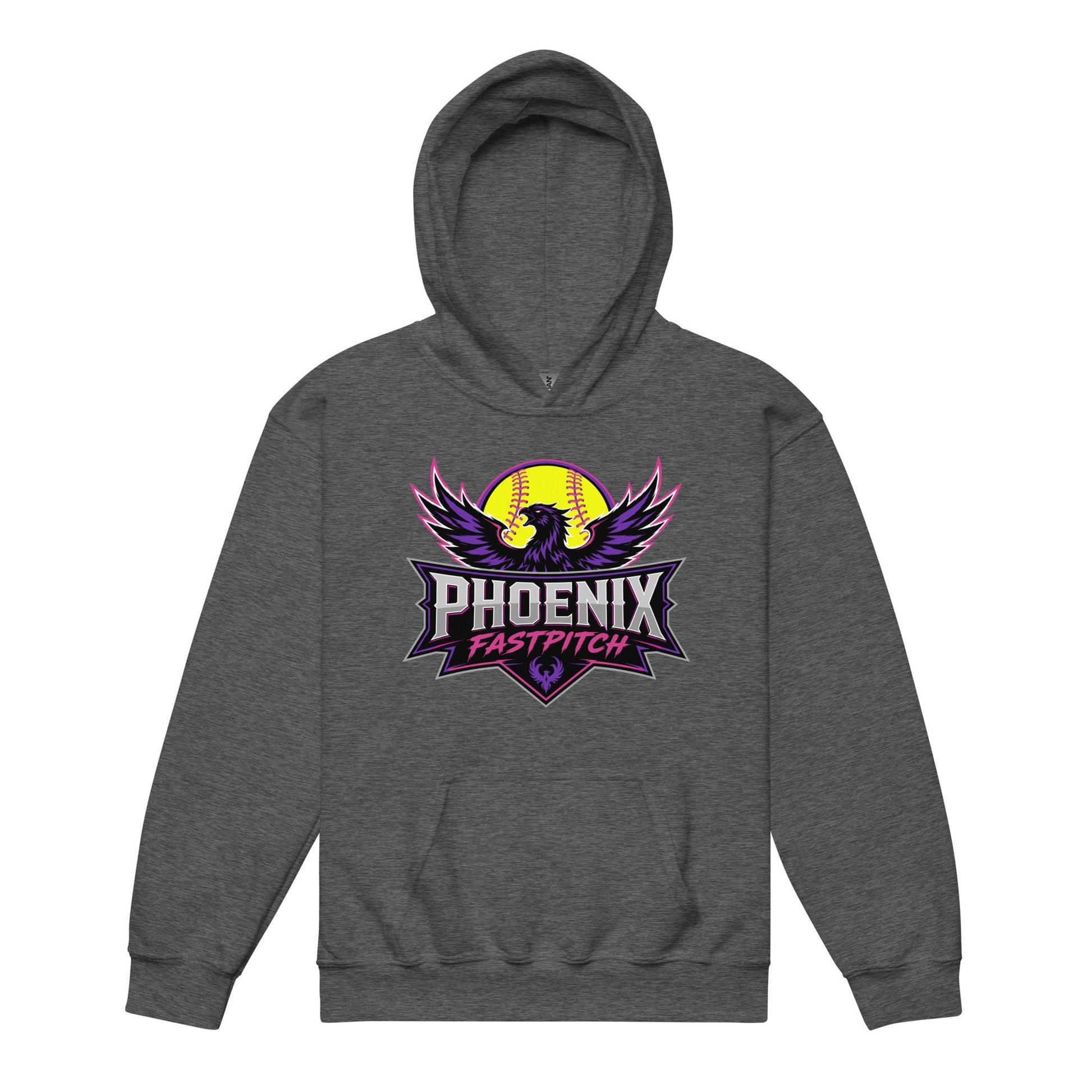 Classic | Youth Hoodie | Phoenix Fastpitch | Emblem Logo