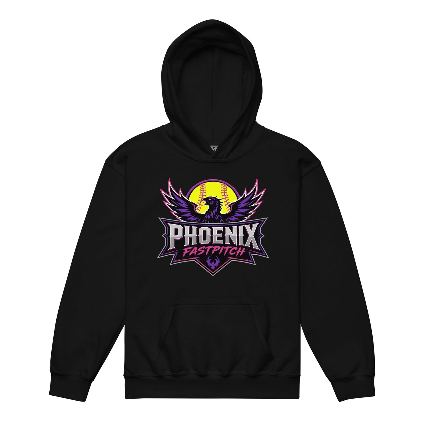 Classic | Youth Hoodie | Phoenix Fastpitch | Emblem Logo