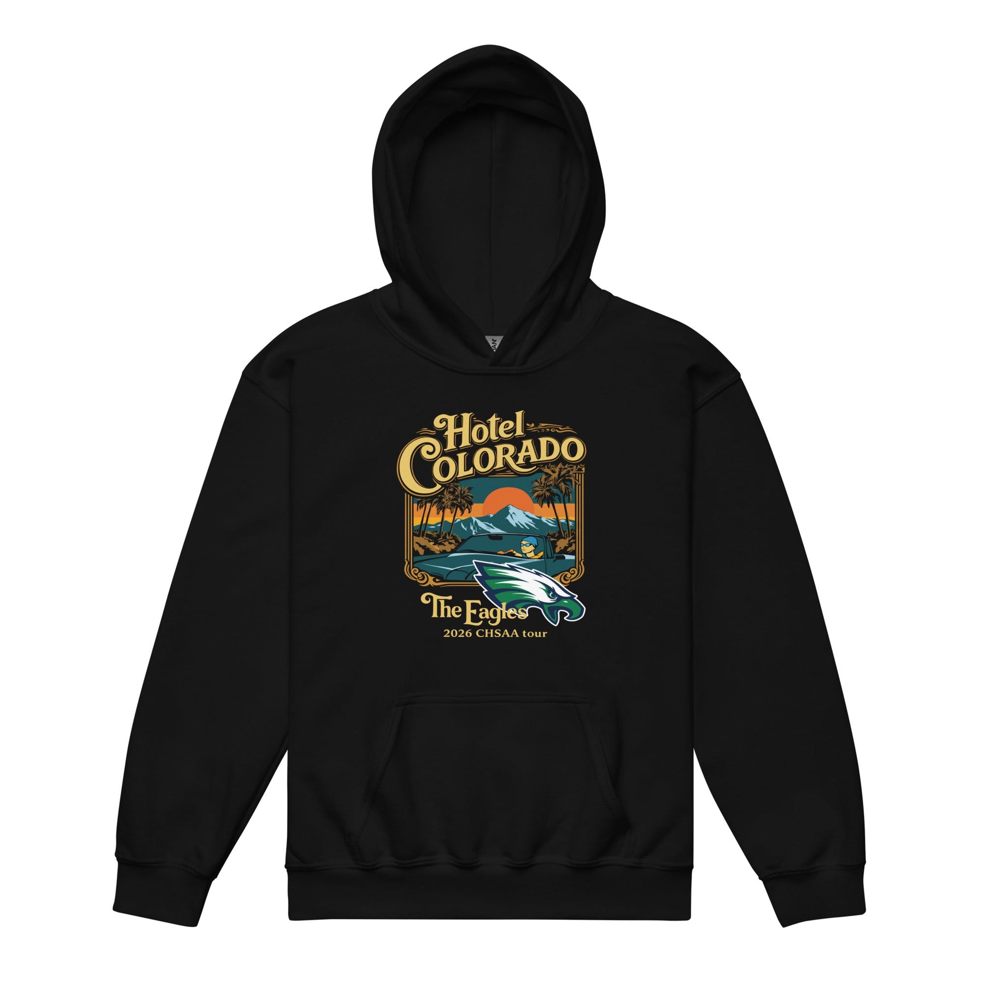 Classic | Youth Hoodie | PINE CREEK SWIM & DIVE | Hotel Colorado Logo